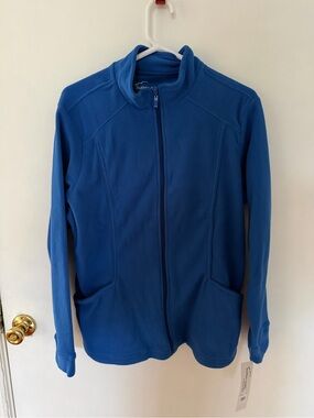 Butter soft scrub jacket. Royal Blue. Large